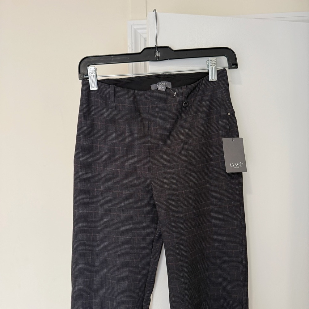 NEW Lyssé New York Ponte Jacquard Bootleg Pants - Picture 7 of 11